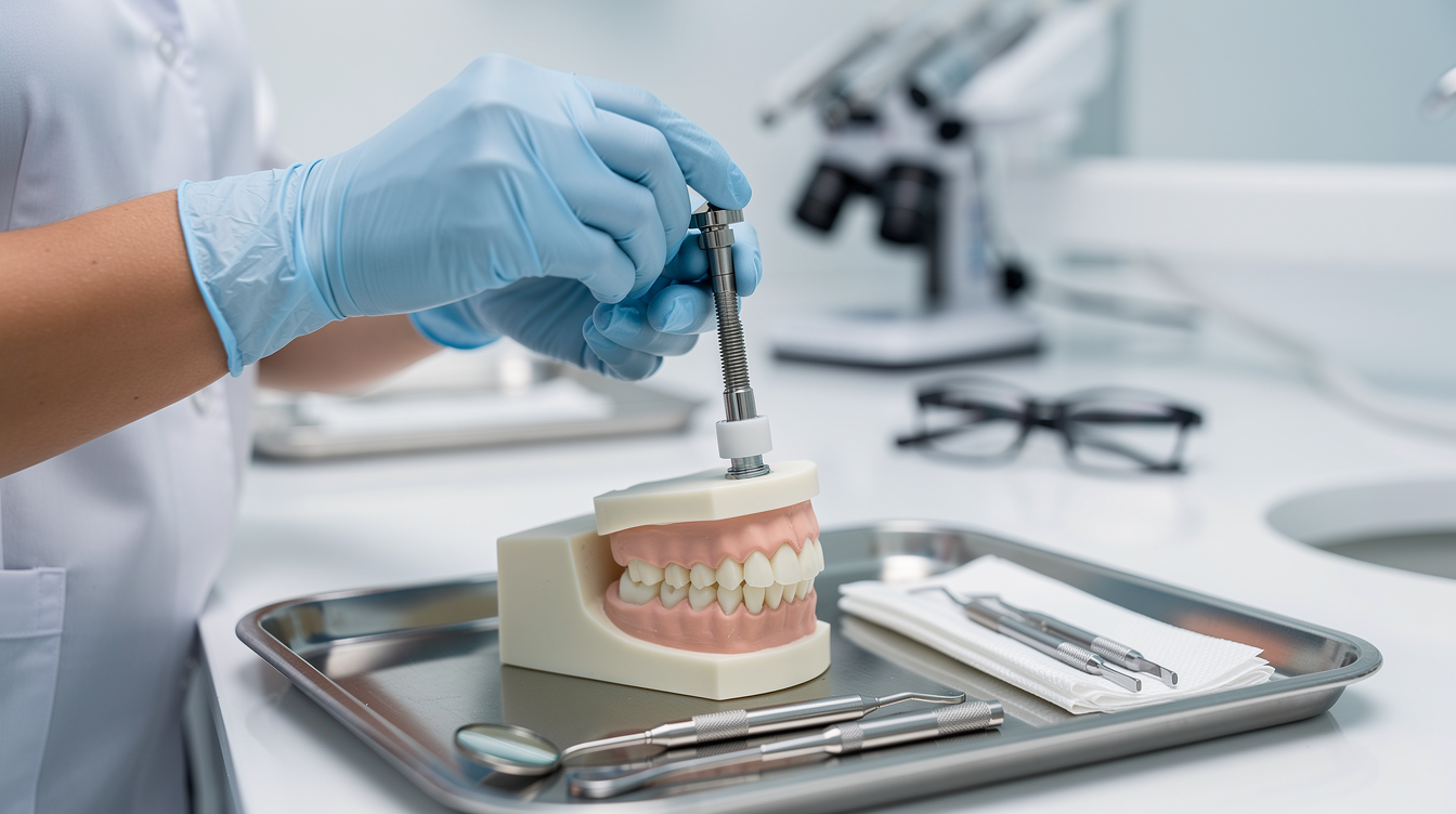 İmplant abutment bağlantısı